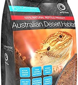 JurassicNatural Australian Desert Dragon Habitat 10lb Substrate for Bearded Dragons and Other Lizards, Red