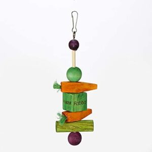 Kaytee Perfect Chews Hanging Wood Chew Toy for Pet Rabbits and Other Small Animals