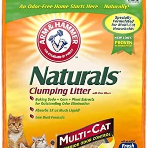 ARM & HAMMER Naturals Cat Litter, Multi Cat, 18lb Bag