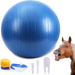 40 Inch Horse Balls for Play, Large Ball Horse Toys for Horses to Play with, Giant Soccer Exercise Ball