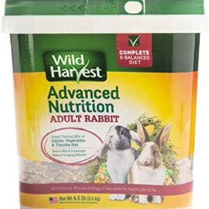 Wild Harvest Wh-83544 Wild Harvest Advanced Nutrition Diet For Rabbits, 4.5-Pound