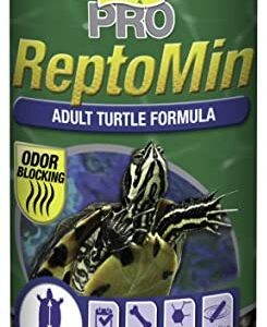 TetraFauna Pro ReptoMin Adult Turtle Formula 8.11 Ounces, Floating Sticks Turtle Food (77099-00)