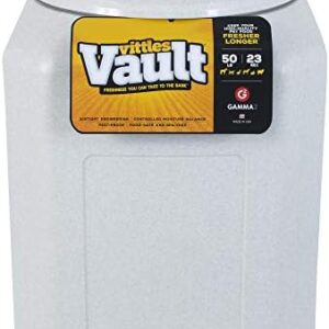Gamma2 Vittles Vault Dog Food Storage Container, Up To 50 Pounds Dry Pet Food Storage, Made in USA