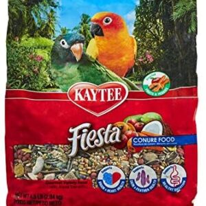 Kaytee Fiesta Conure Pet Bird Food, 4.5 Pound